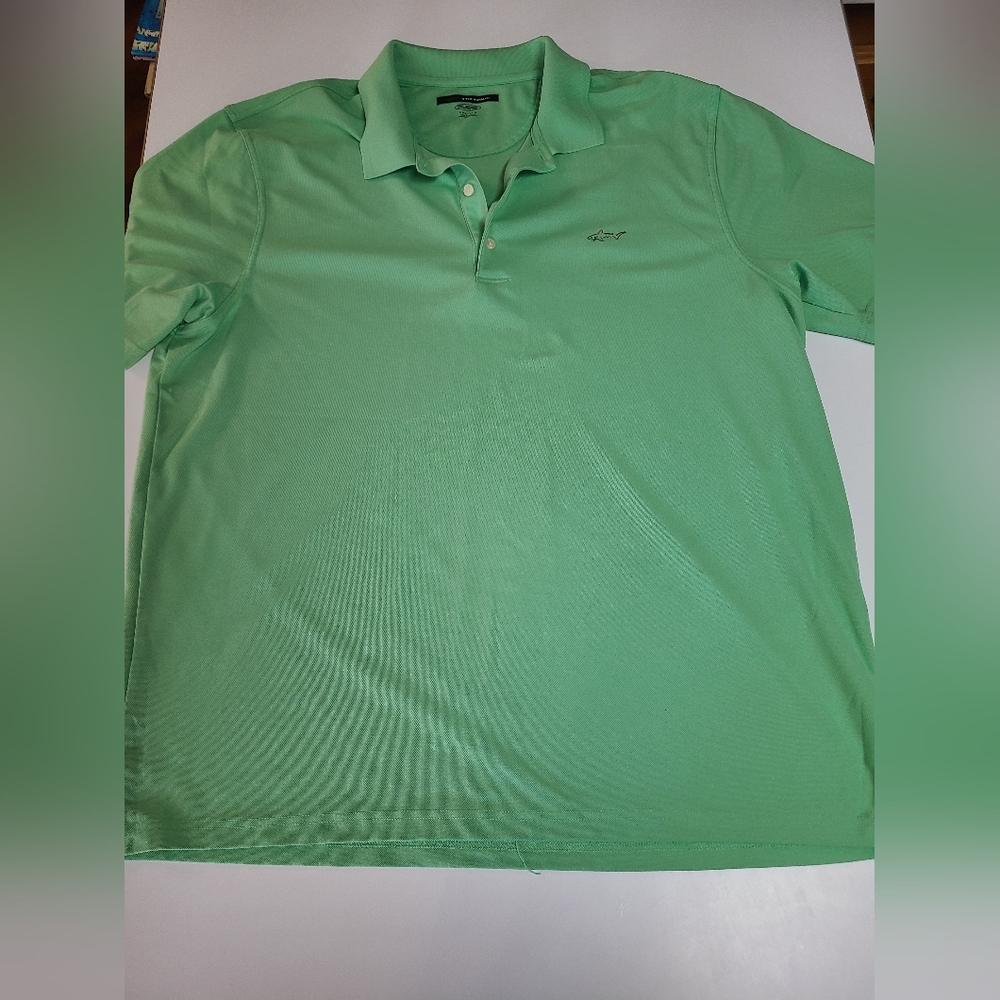 Greg Norman Collection Light Green Polo Shirt